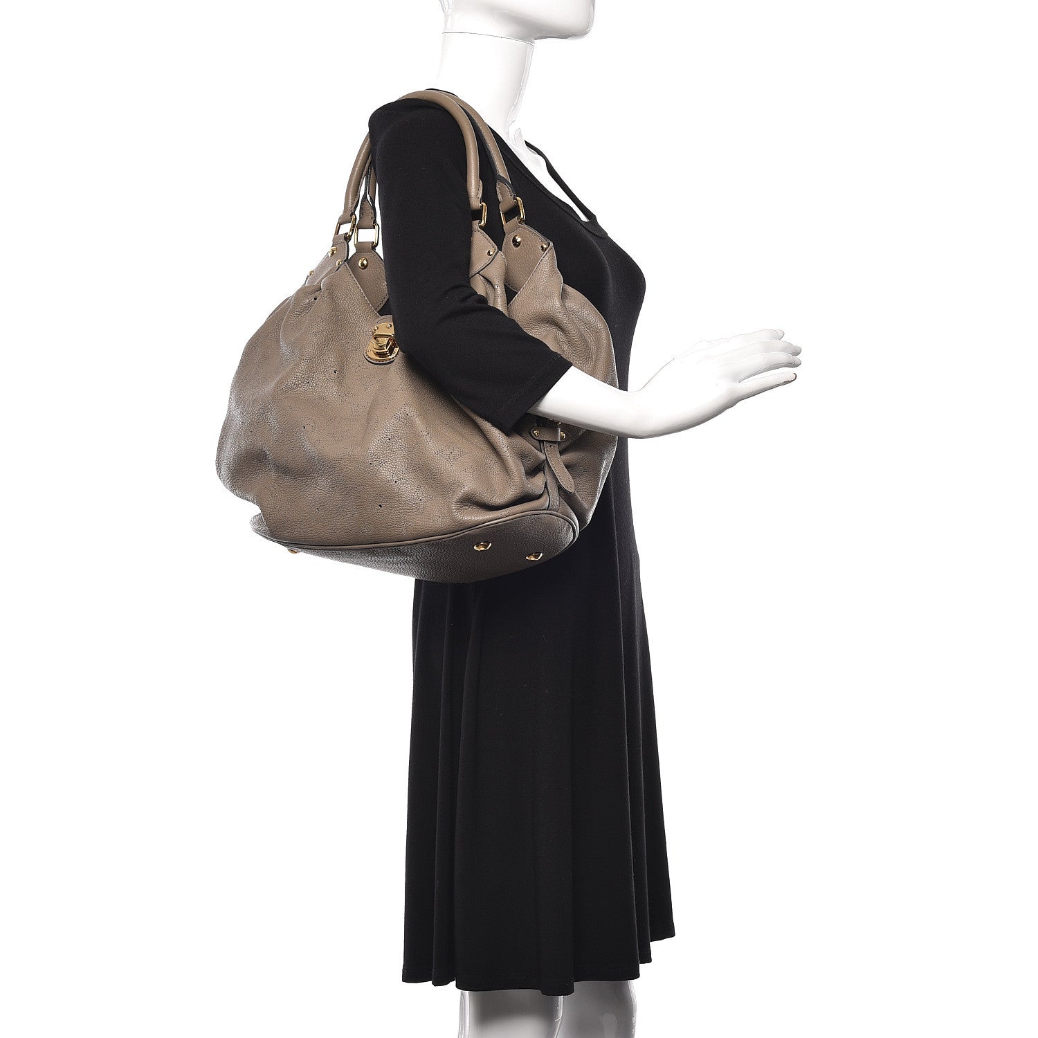 Louis Vuitton Mahina L Taupe 2 of 9
