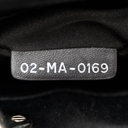 Christian Dior Satin Crystal Cannage Mini Lady Dior Black 7 of 12