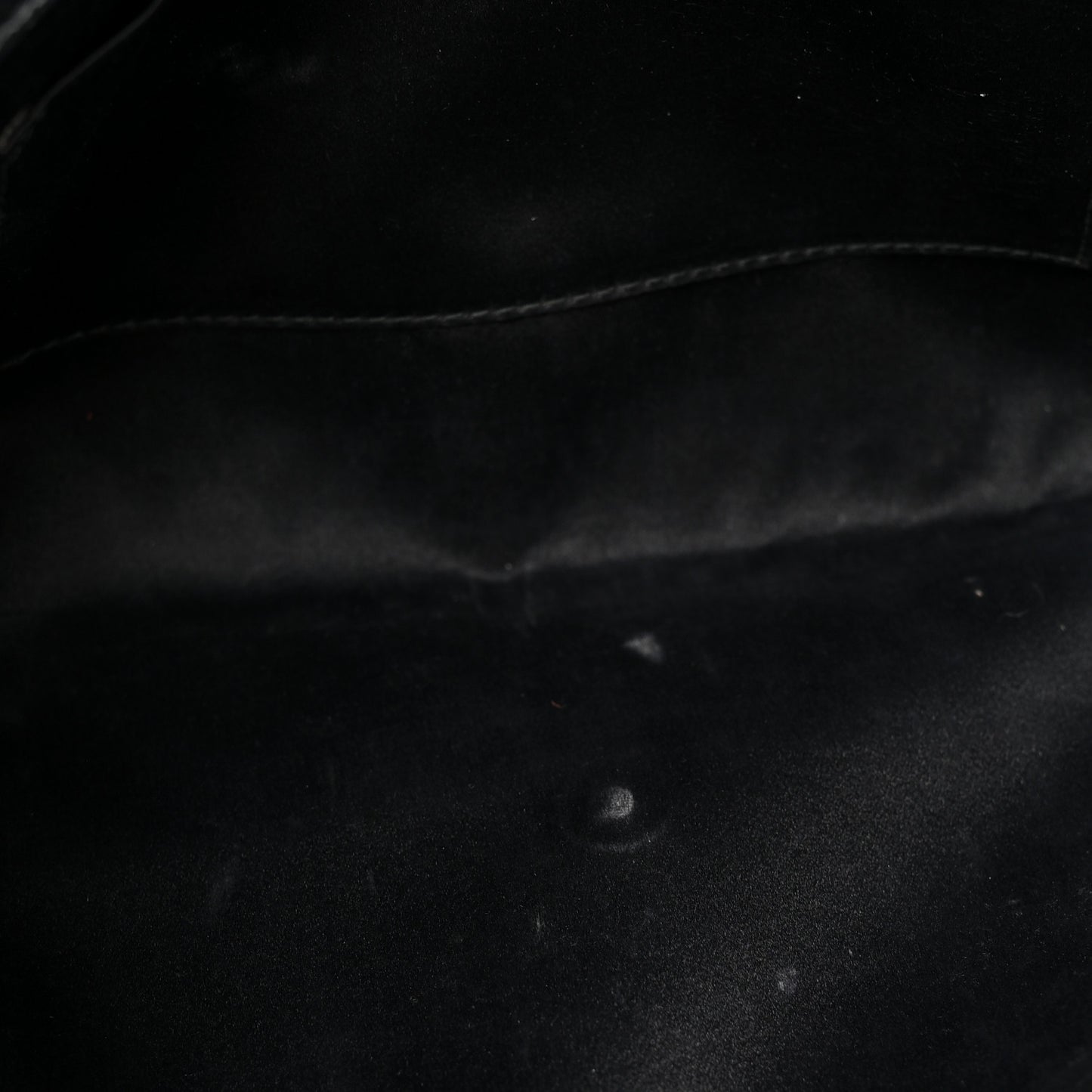 Textured Patent Monogram Large Belle De Jour Clutch Black