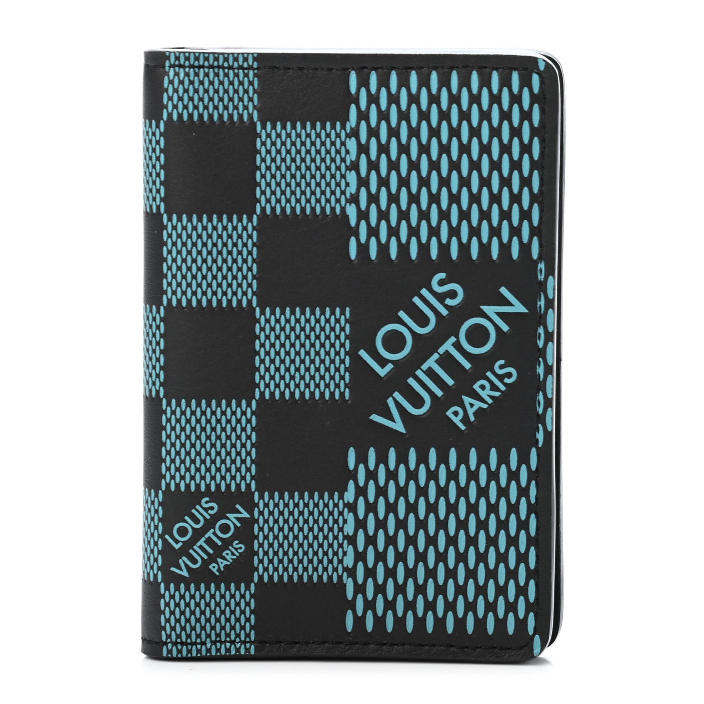 Damier Infini 3D Pocket Organizer Aquamarine