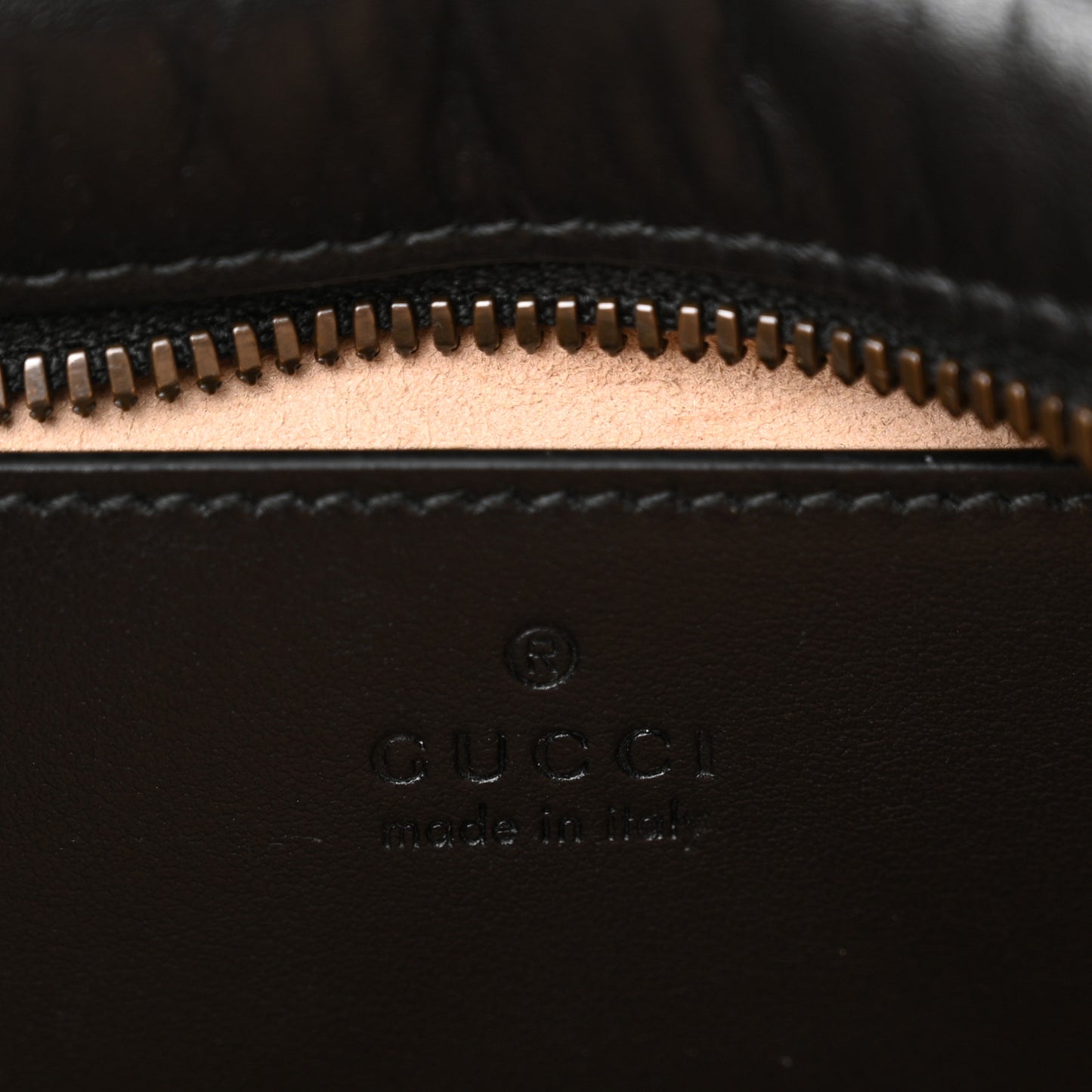 Calfskin Matelasse Small GG Marmont Chain Shoulder Bag Black