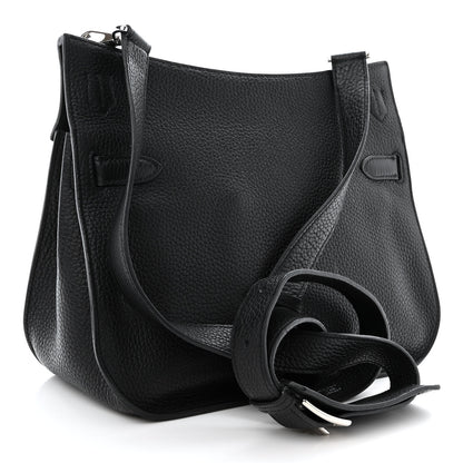 Hermes Taurillon Clemence Jypsiere 28 Black 3 of 13