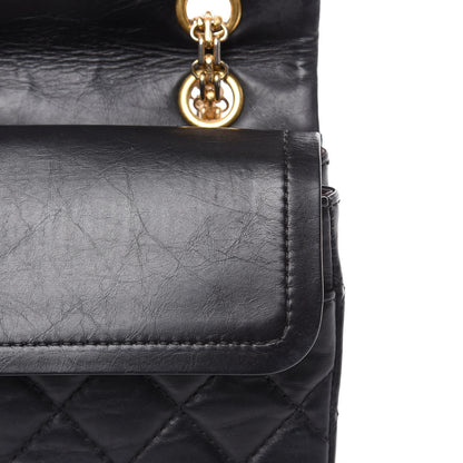 Chanel Aged Calfskin Quilted 2.55 Reissue 226 Flap Black 13 of 16