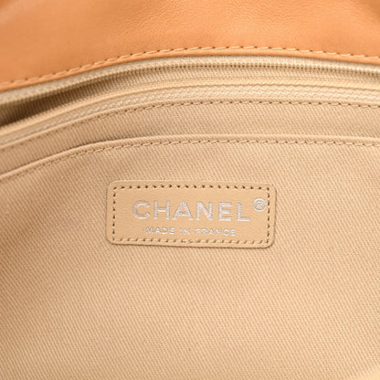 Chanel Lambskin Quilted Medium Icons Secret Label Flap Beige 6 of 15