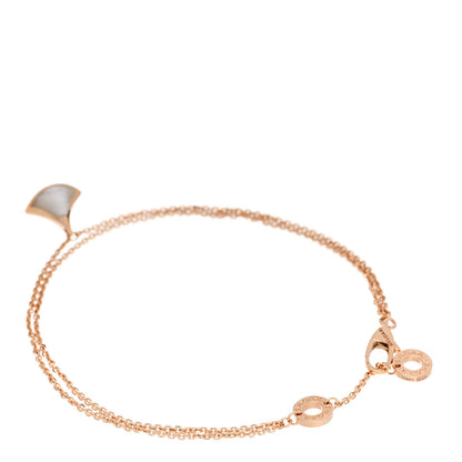 Bulgari 18K Rose Gold Mother of Pearl Divas' Dream Bracelet SM 2 of 5