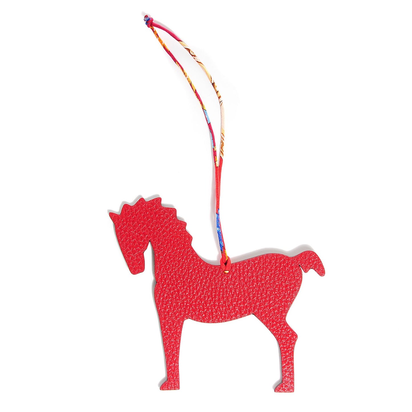 Epsom Togo Petit H Bag Charm Horse GM