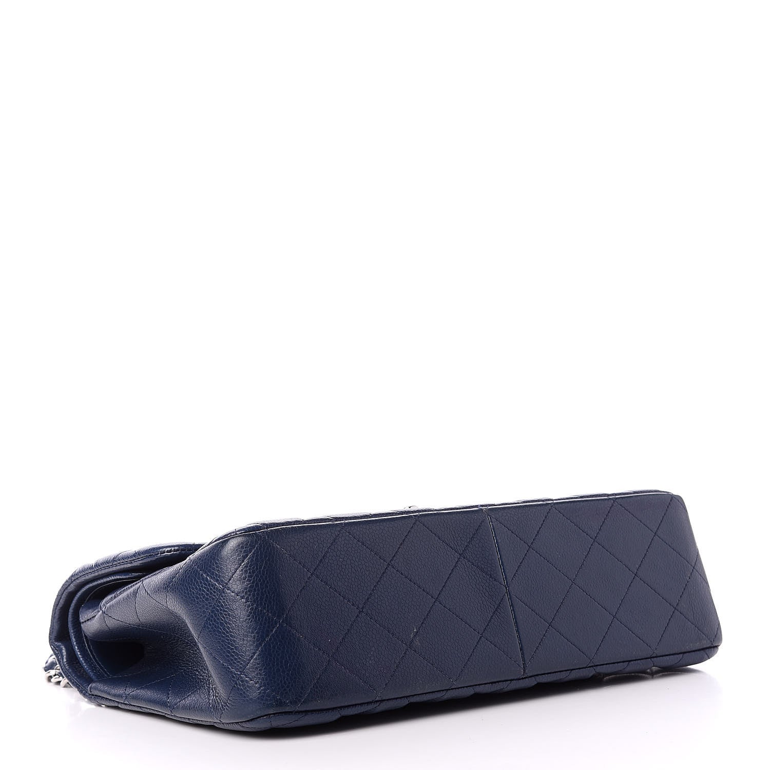 Chanel Caviar Quilted Jumbo Double Flap Navy Blue 5 of 12