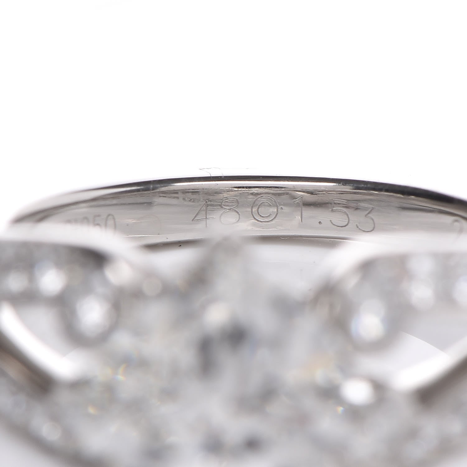 Cartier Platinum Diamond 1.53ct You’re Mine Heart Solitaire Engagement Ring 48 4.25 6 of 8