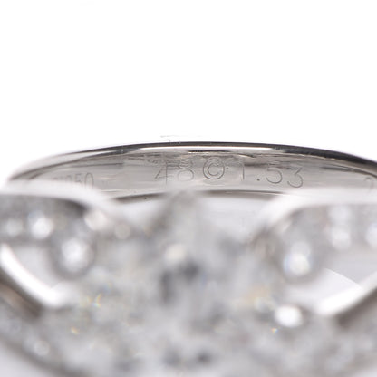 Cartier Platinum Diamond 1.53ct You’re Mine Heart Solitaire Engagement Ring 48 4.25 6 of 8