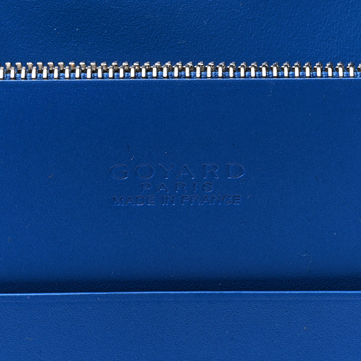 Goyardine Richelieu Wallet Sky Blue