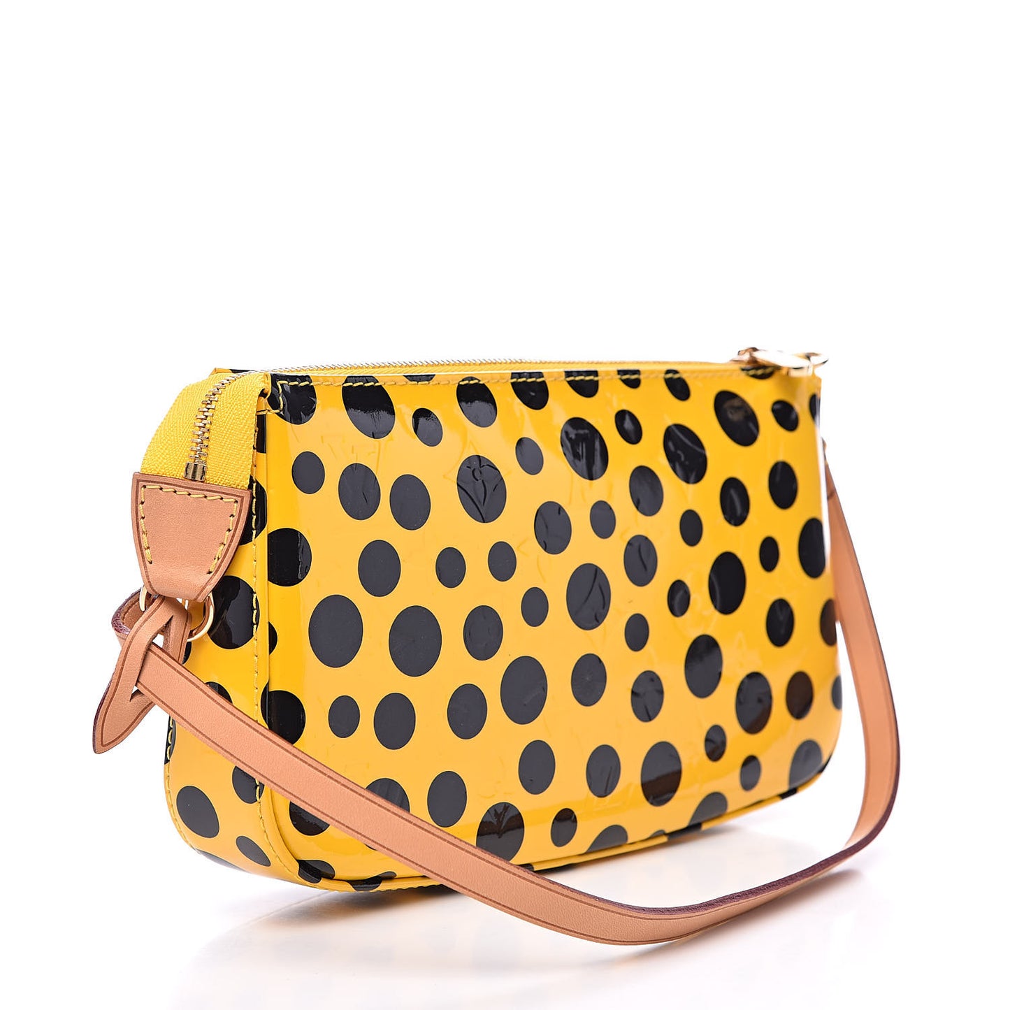 Vernis Kusama Infinity Dots Pochette Accessories Yellow