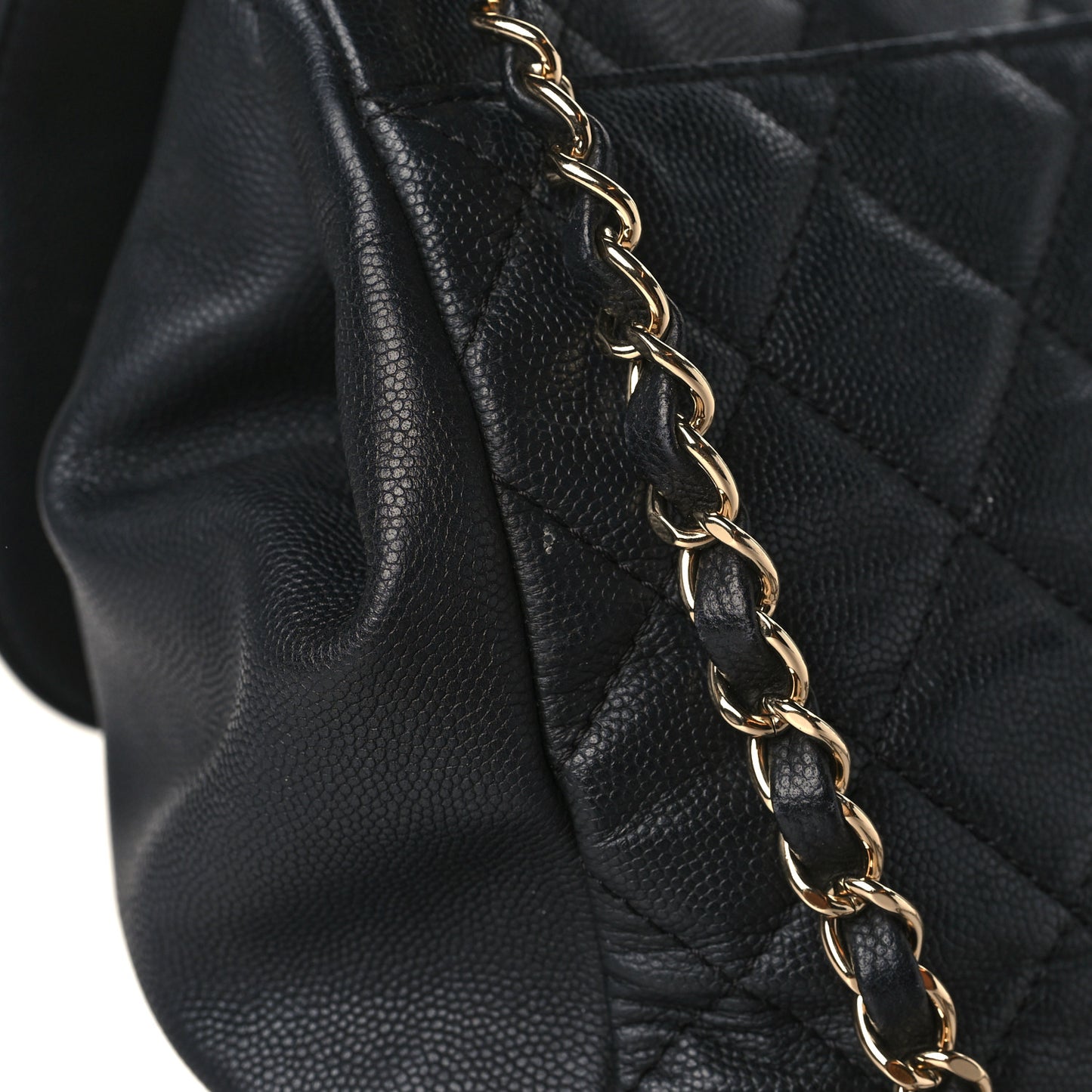 Caviar Quilted Large Business Affinity Flap Black