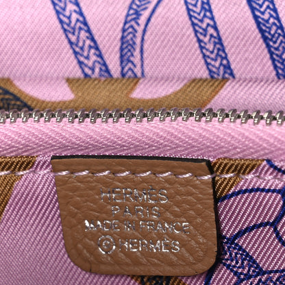 Hermes Epsom Silk'in Compact Wallet Chai 6 of 7