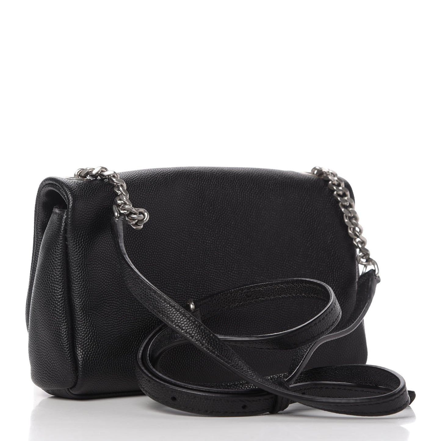 Grain De Poudre Monogram Toy West Hollywood Fold-Over Bag Black