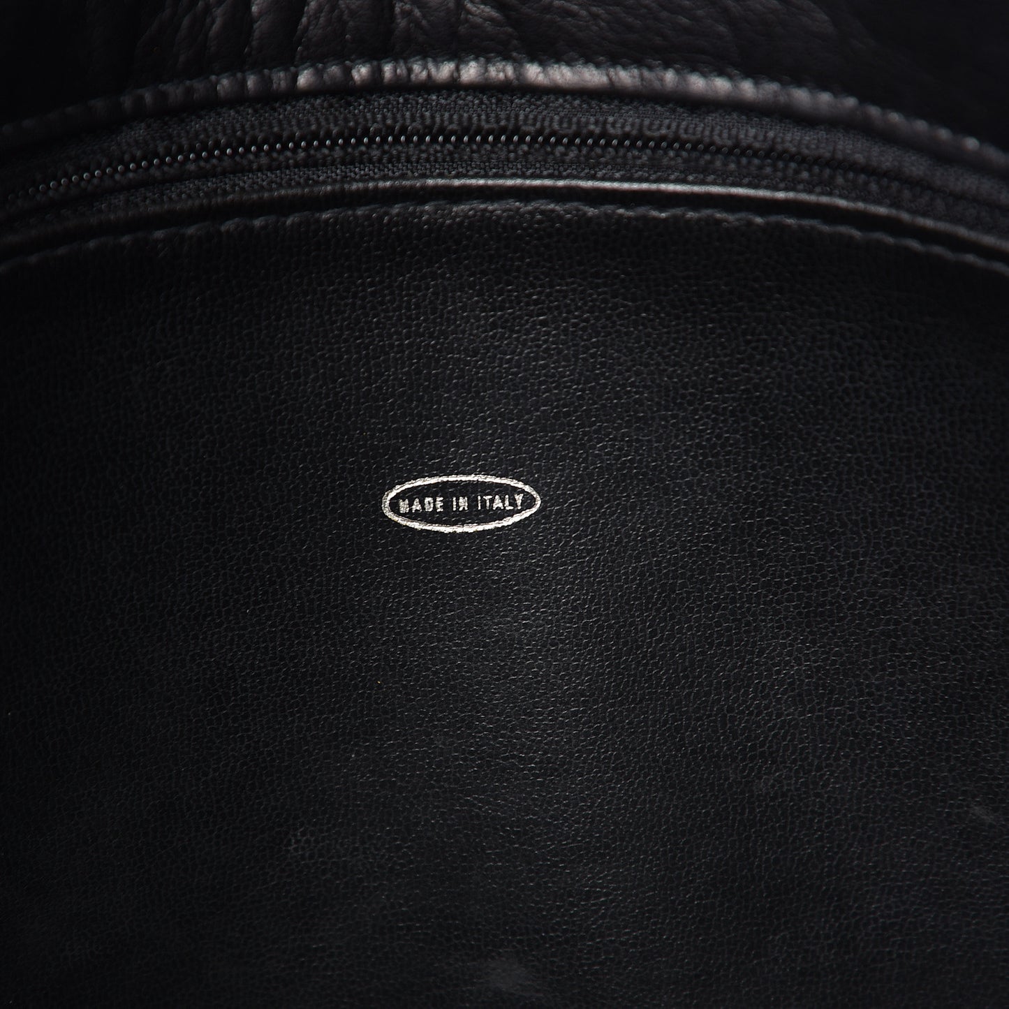 Lambskin Quilted Shoulder Bag Black