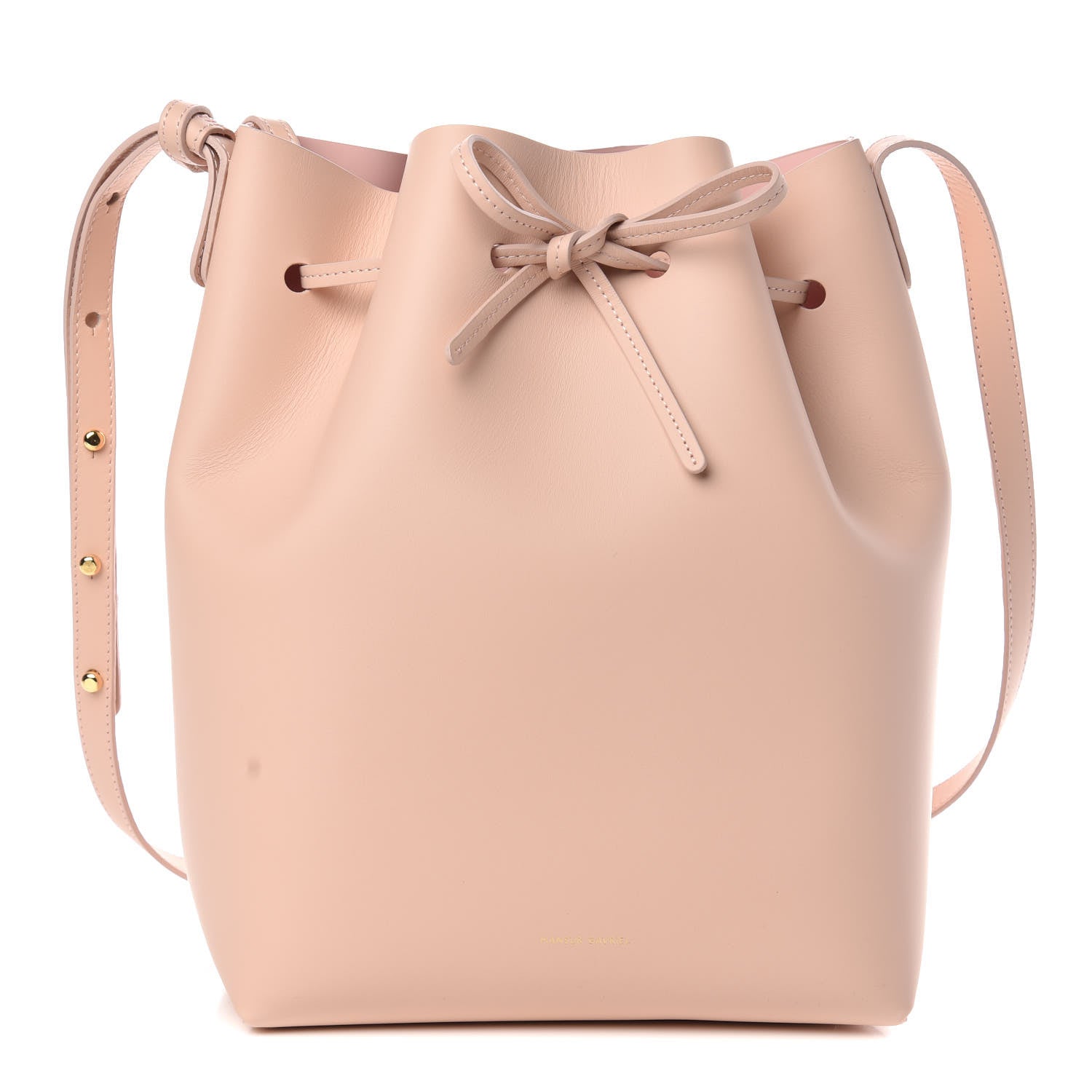 Mansur Gavriel Calfskin Bucket Bag Rosa 3 of 12