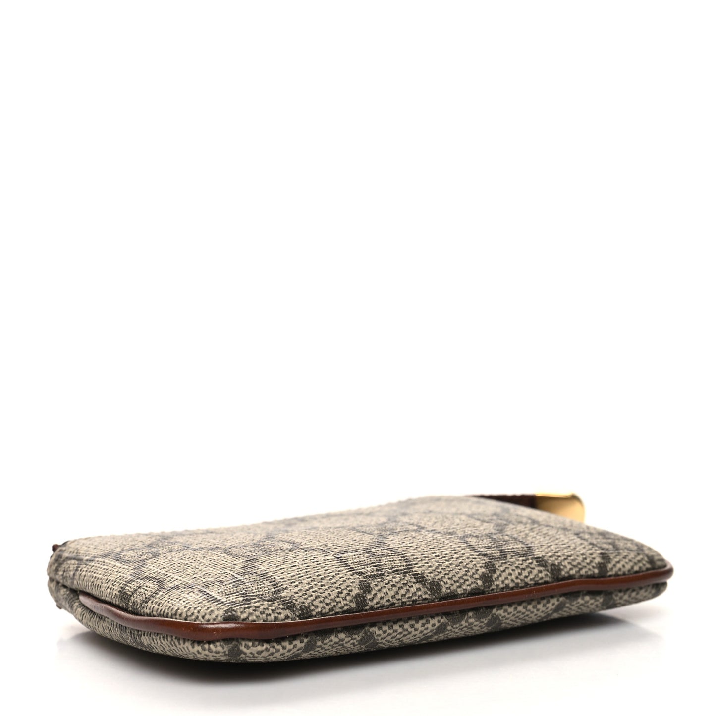 GG Supreme Monogram Key Case Beige Ebony Cuir