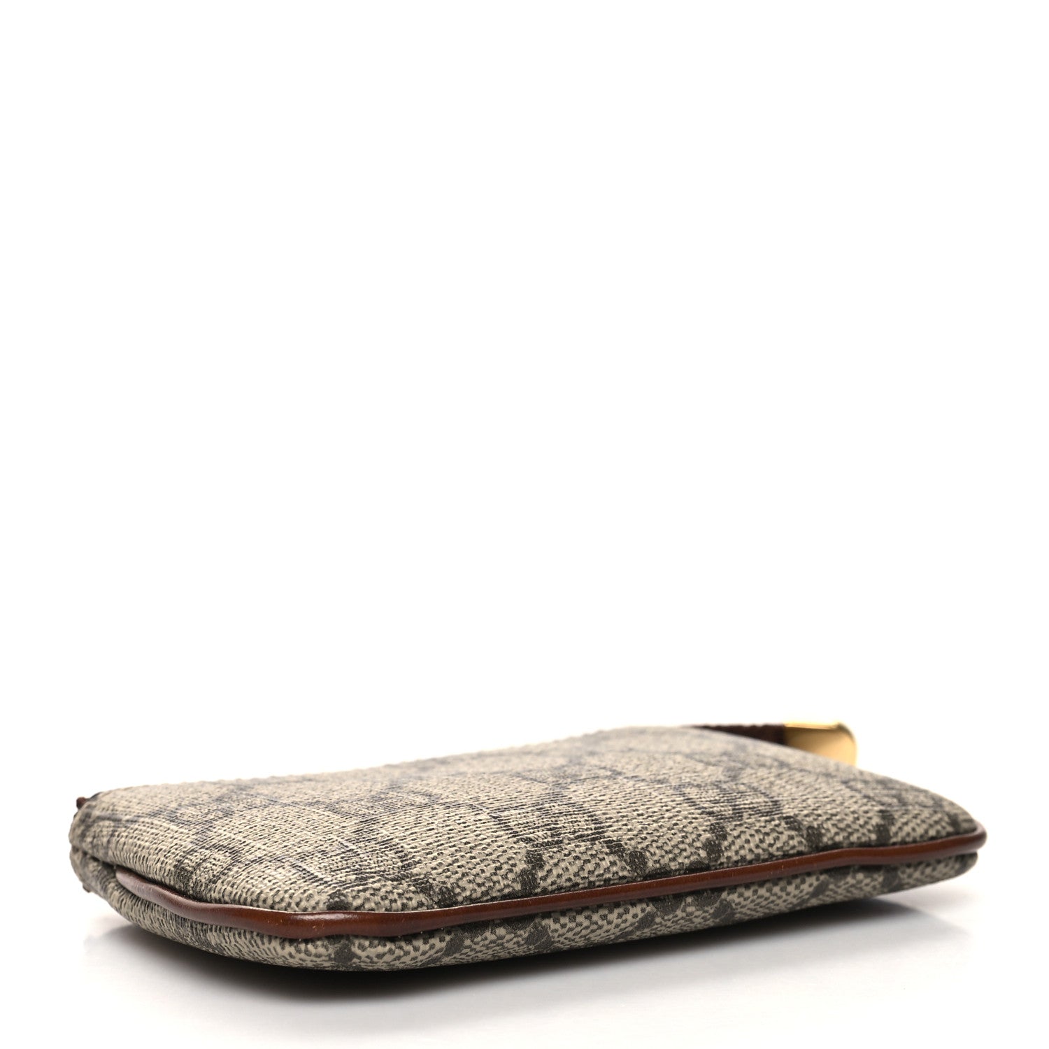 Gucci GG Supreme Monogram Key Case Beige Ebony Cuir 4 of 8