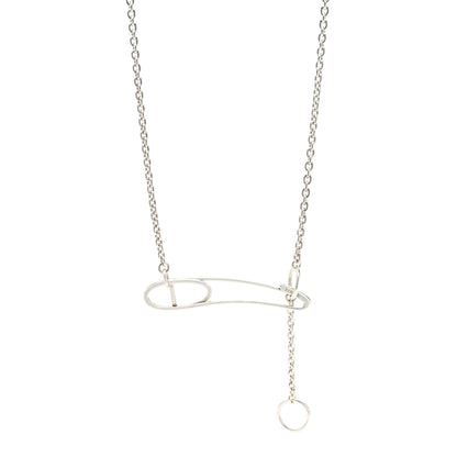 Hermes Sterling Silver Chaine D'Ancre Punk Necklace 1 of 5