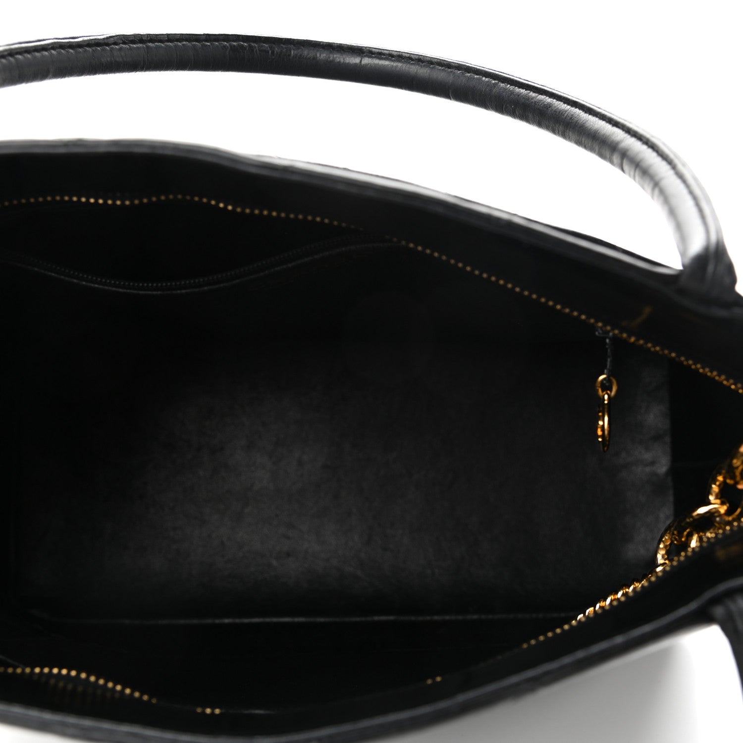 Chanel Lambskin Quilted Medallion Tote Black 5 of 10