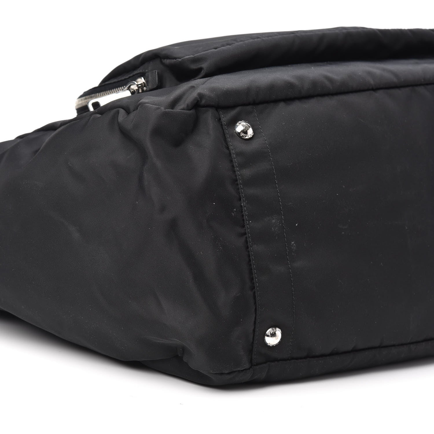 Prada Tessuto Nylon Vela Diaper Bag Black 7 of 8
