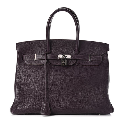 Hermes Togo Birkin 35 Raisin 1 of 19