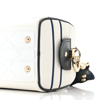 Christian Dior Calfskin Small Dior Vibe Zip Bowling Bag White 10 of 10