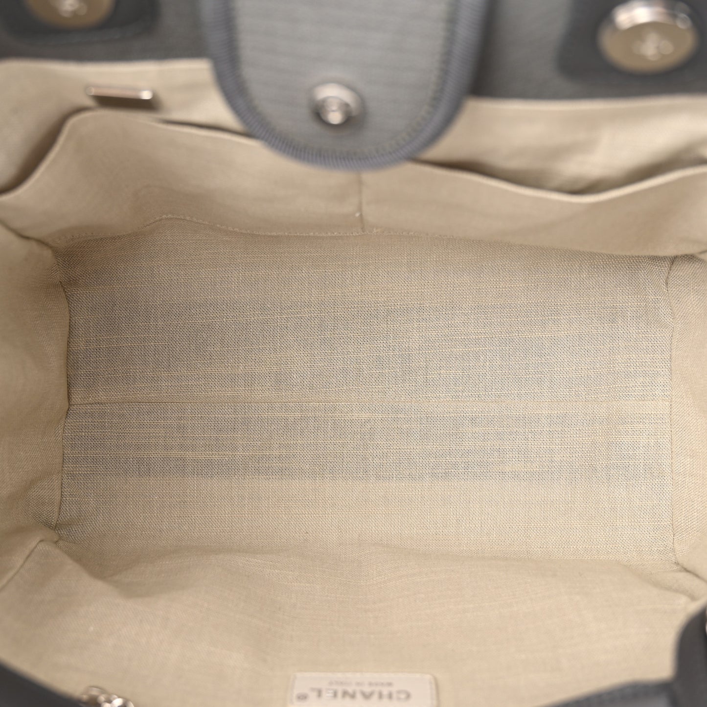 Mixed Fibers Small Deauville Tote Grey