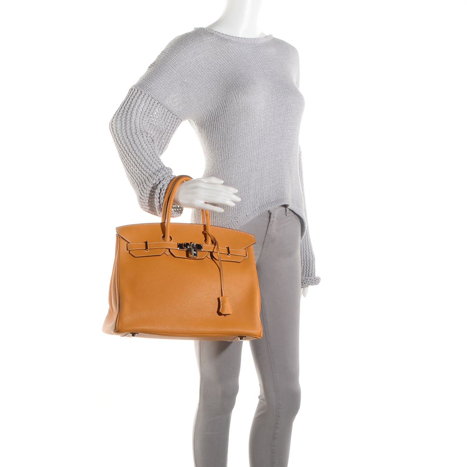 Hermes Togo Birkin 35 Moutarde 2 of 10
