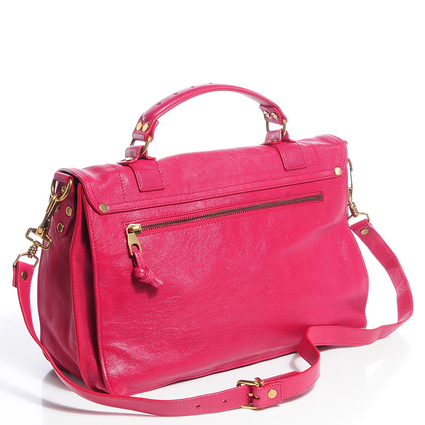Lambskin Medium PS1 Satchel Raspberry