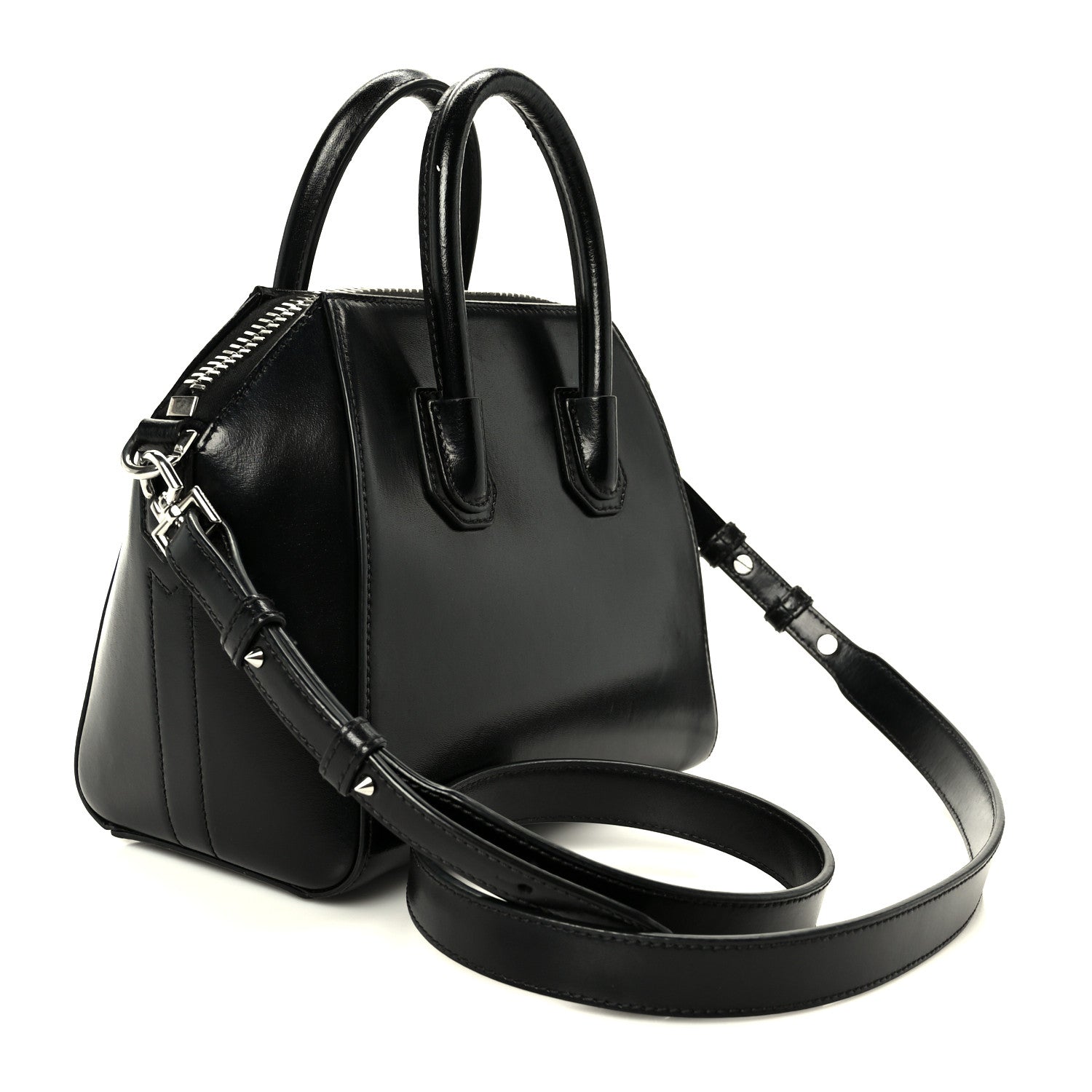 Givenchy Shiny Lord Calfskin Mini Antigona Black 5 of 23