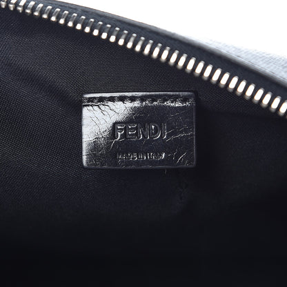 Fendi Vitello Elite Monster Eyes Studded Pouch Black 6 of 7