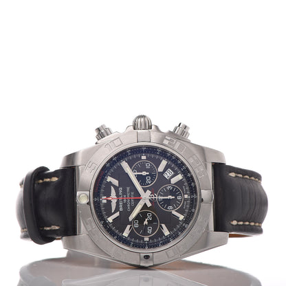 Breitling Stainless Steel Calfskin 44mm Chronomat 44 Flying Fish Automatic Watch Black AB011010 4 of 6