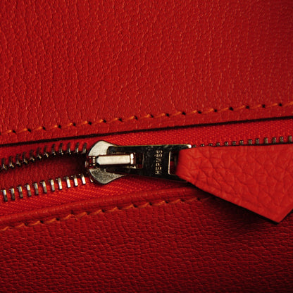 Hermes Togo Birkin 35 Feu Orange 11 of 22