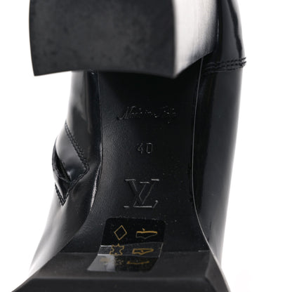 Louis Vuitton Patent Calfskin Star Trail Ankle Boots 40 Black 6 of 7