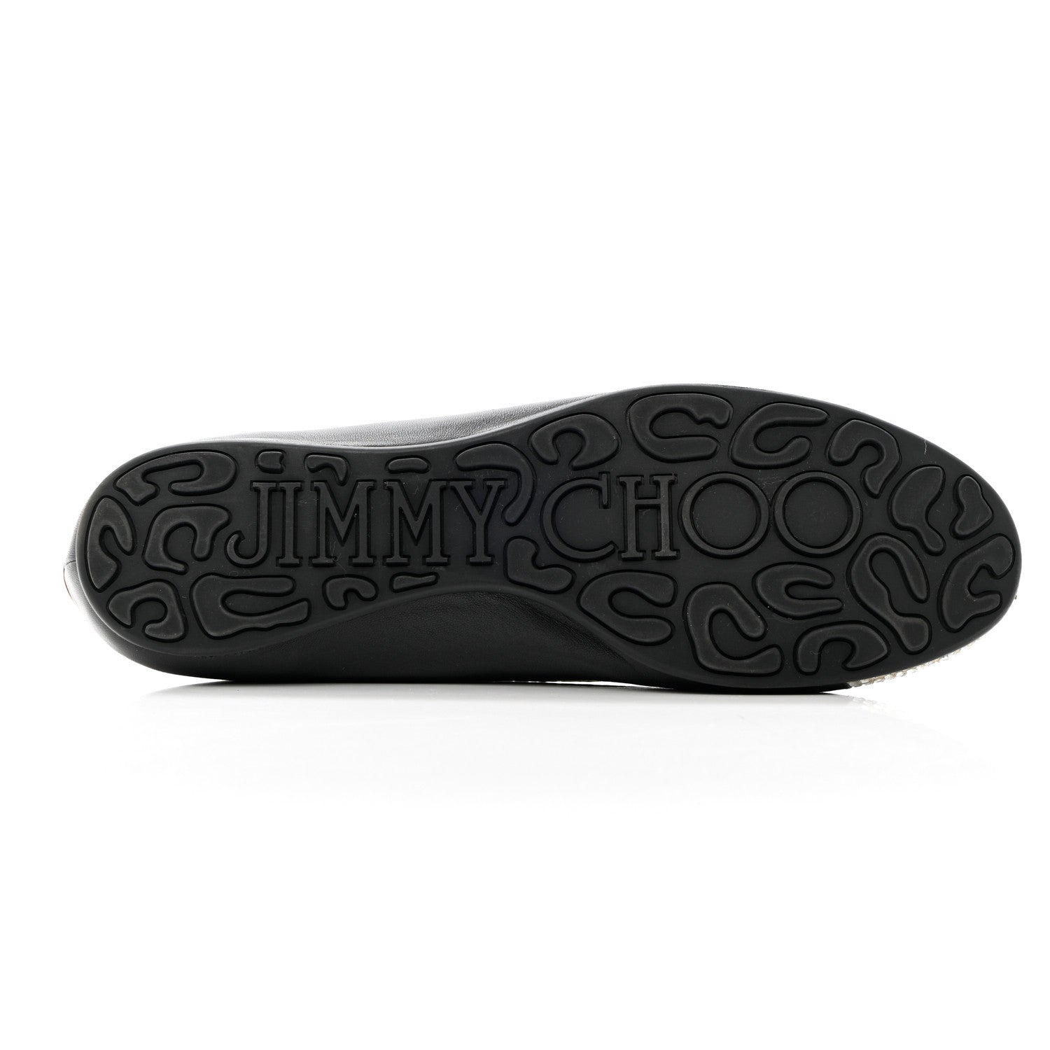 Jimmy Choo Suede Crystal Weber Flats 39 Black 9 of 16