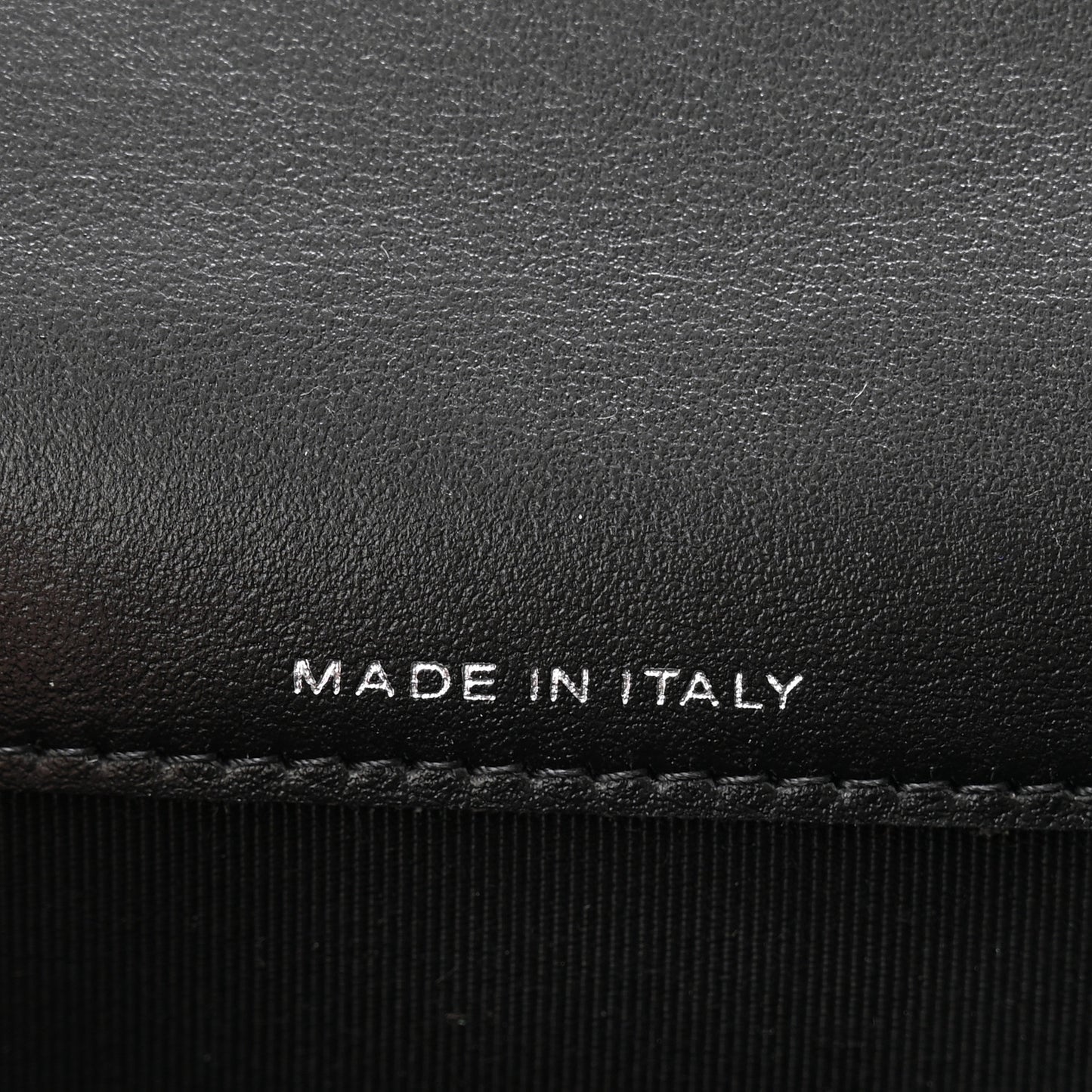 Aged Calfskin Chevron Quilted Reissue Card Holder Wallet So Black