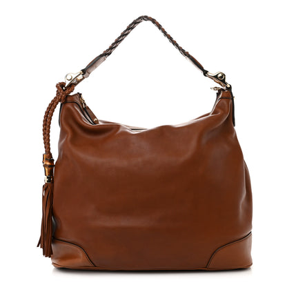 Gucci Calfskin Eva Hobo Brown 1 of 14