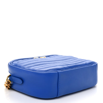 Louis Vuitton Calfskin New Wave Camera Bag Bleu Neon 4 of 10