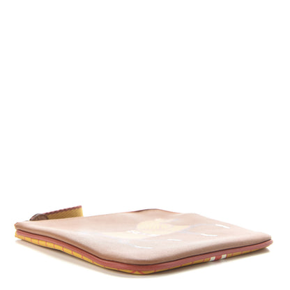 Hermes Swift Couverture Nouvelle Carre Pocket Pouch Gold Ambre 4 of 7