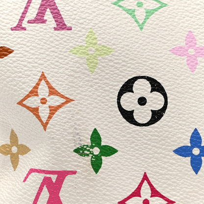 Louis Vuitton Monogram Multicolor Keepall 45 White 22 of 23