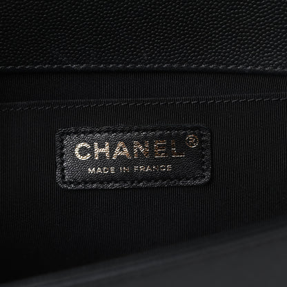 Chanel Caviar Quilted Medium Boy Flap Black 6 of 11