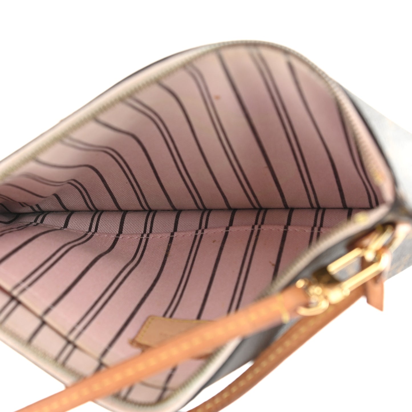 Monogram Saint Barth Neverfull MM GM Pochette Rose Ballerine
