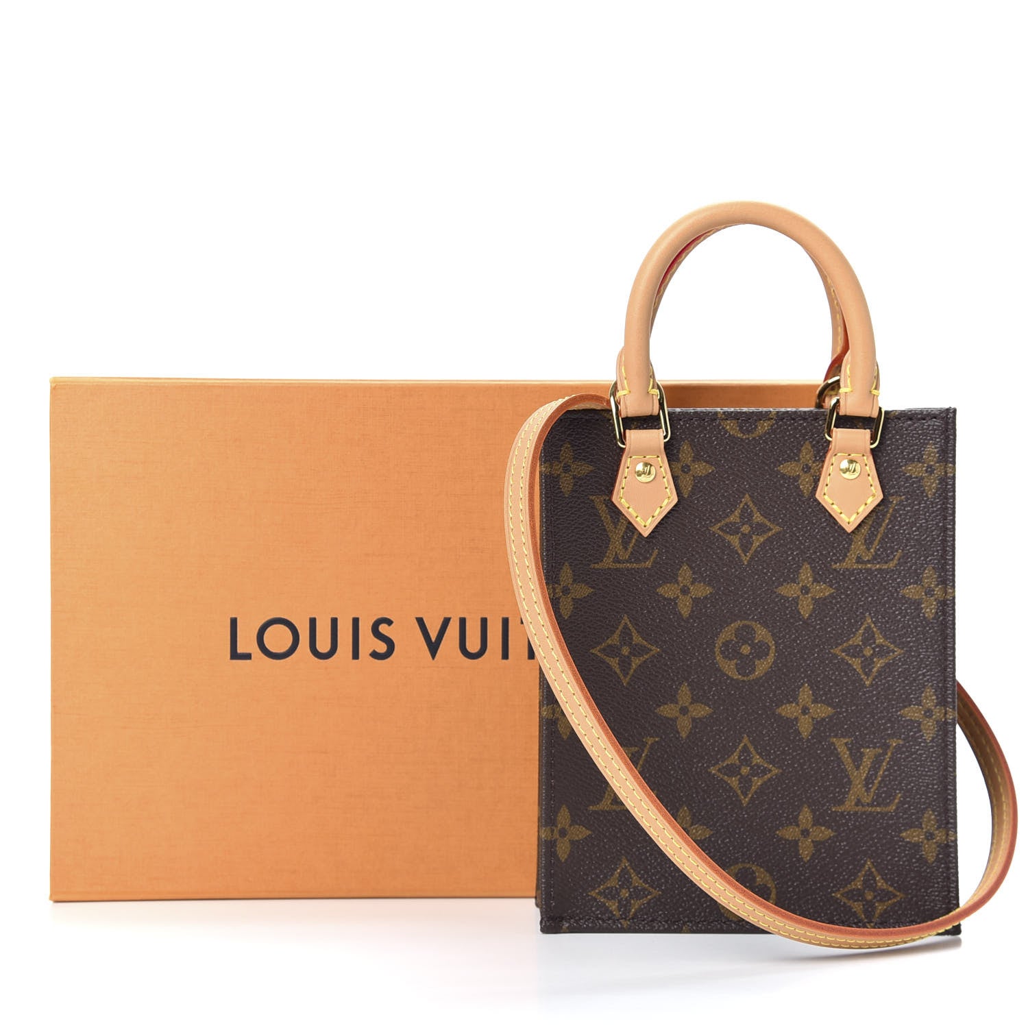 Louis Vuitton Monogram Petit Sac Plat 9 of 9