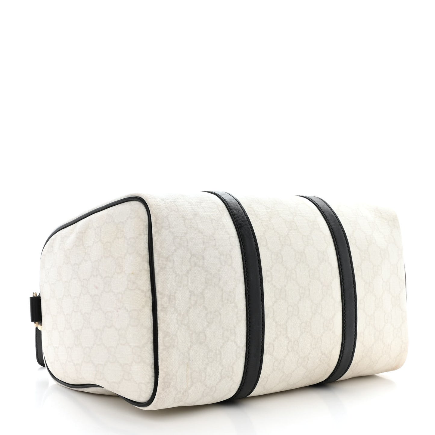 GG Plus Monogram Medium Joy Boston White Black