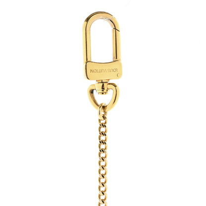 Louis Vuitton Metal Pochette Extender Key Ring Chain Gold 3 of 4