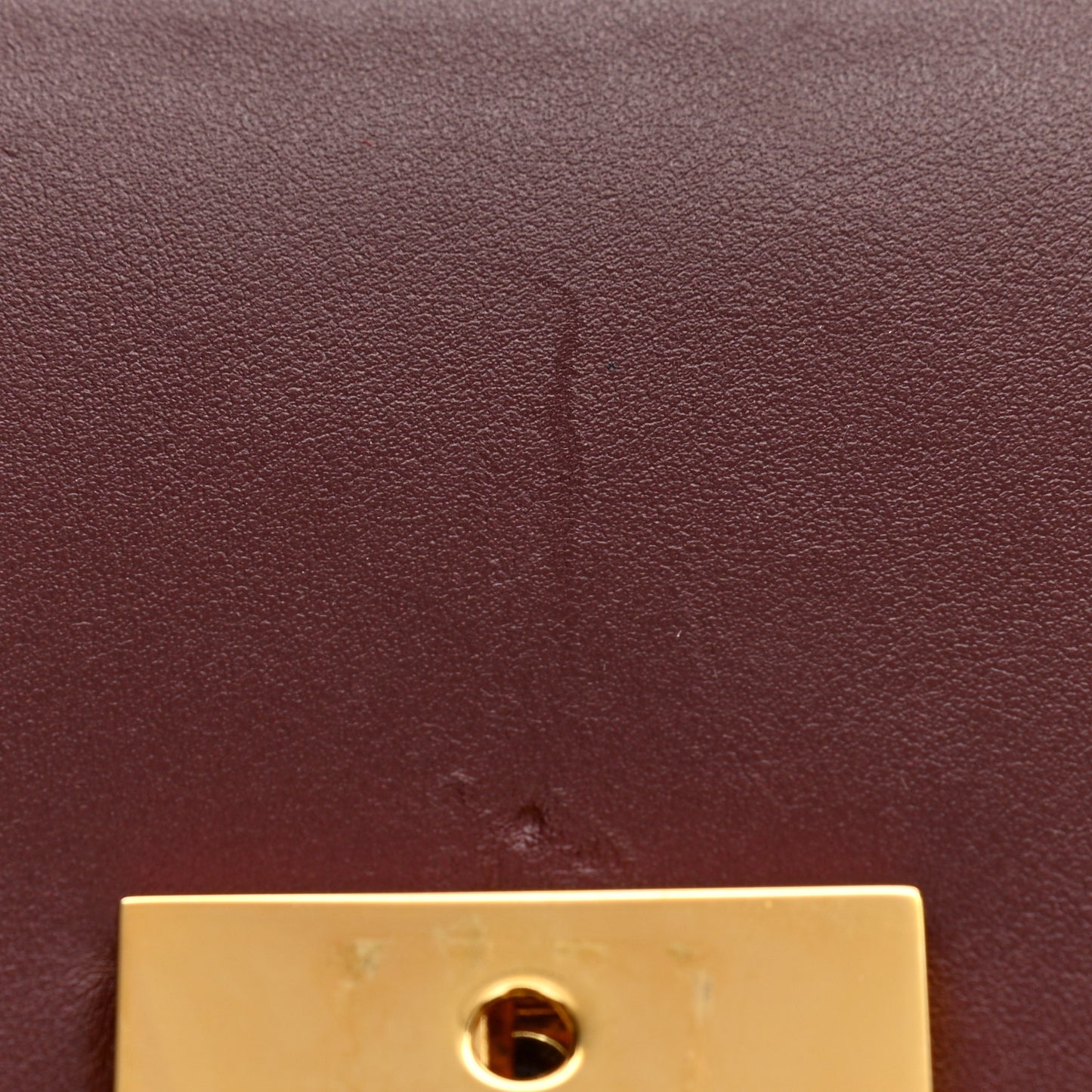 Smooth Calfskin Small Zumi Shoulder Bag Vintage Bordeaux