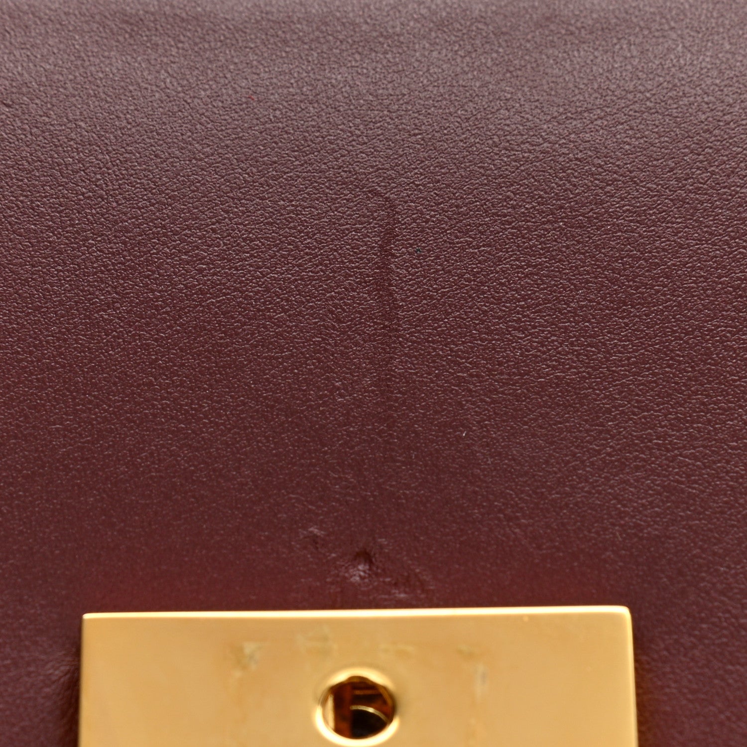 Gucci Smooth Calfskin Small Zumi Shoulder Bag Vintage Bordeaux 9 of 11
