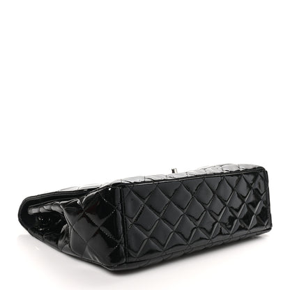 Chanel Patent Quilted Maxi Single Flap Black 4 of 10