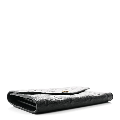 Louis Vuitton Empreinte Compact Curieuse Wallet Black 4 of 9
